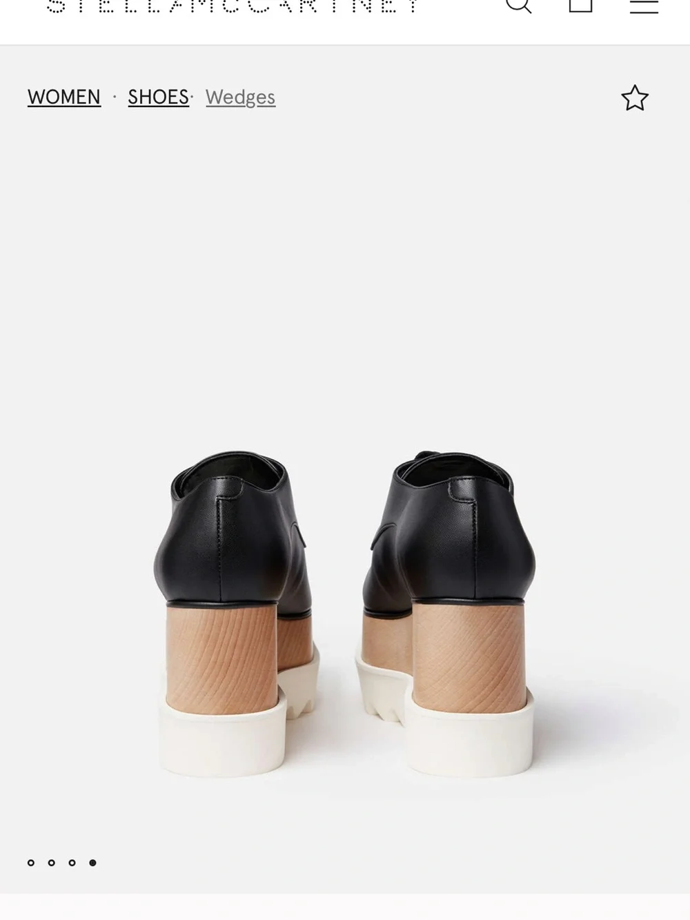 Stella McCartney chunky wood